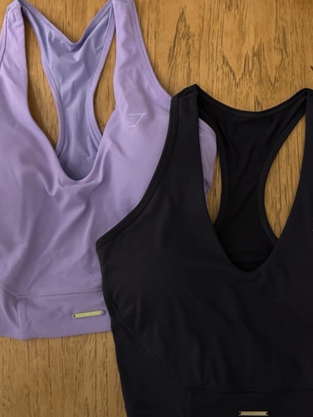 Gymshark Gymshark x Whitney Simmons Crop Top - Black & Lavender